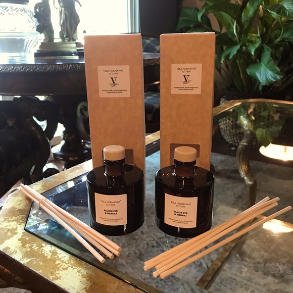 vila hermanos Accents 2 Vila Hermanos Black Fig Neroli Reed Diffusers